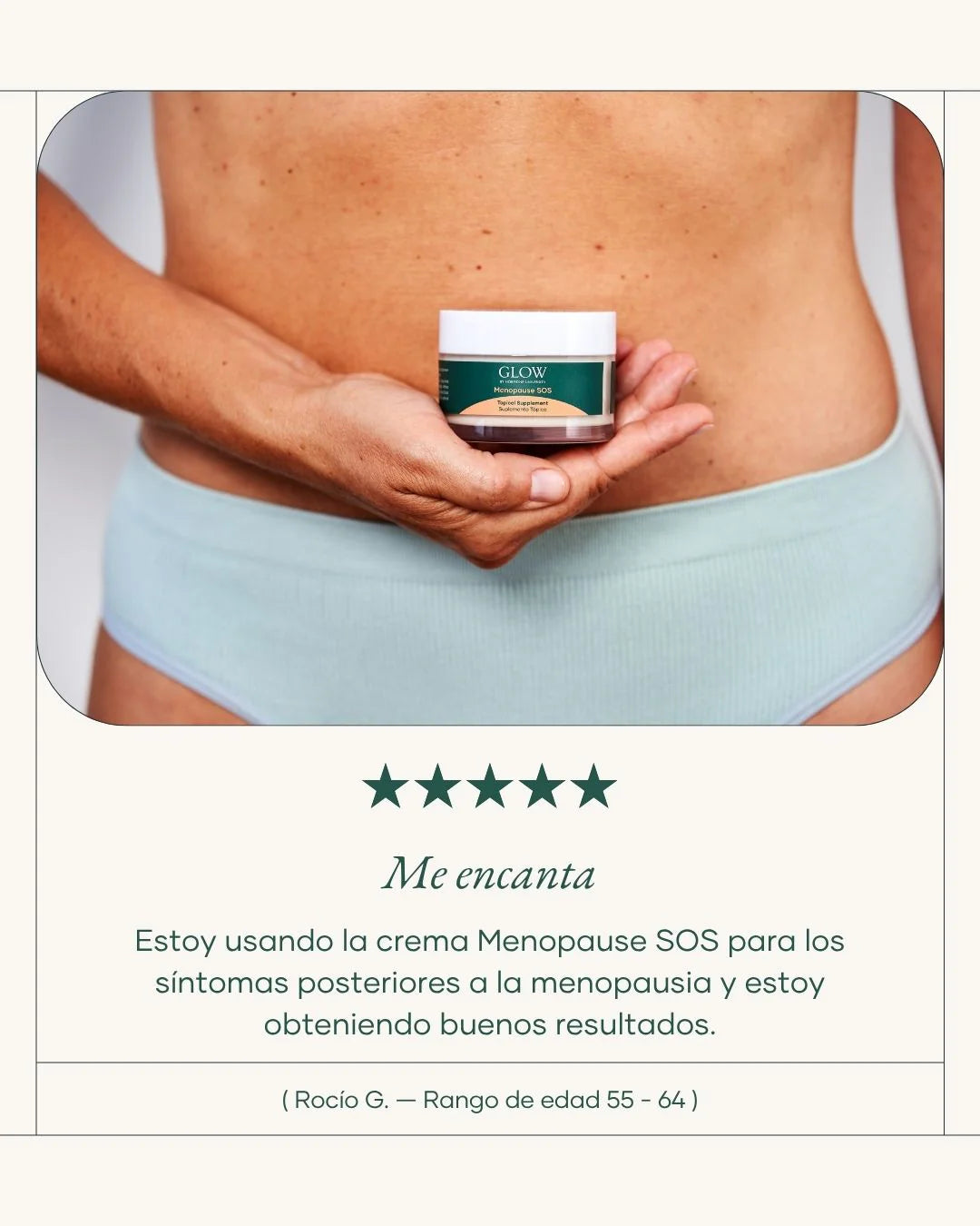 Crema SOS para la menopausia