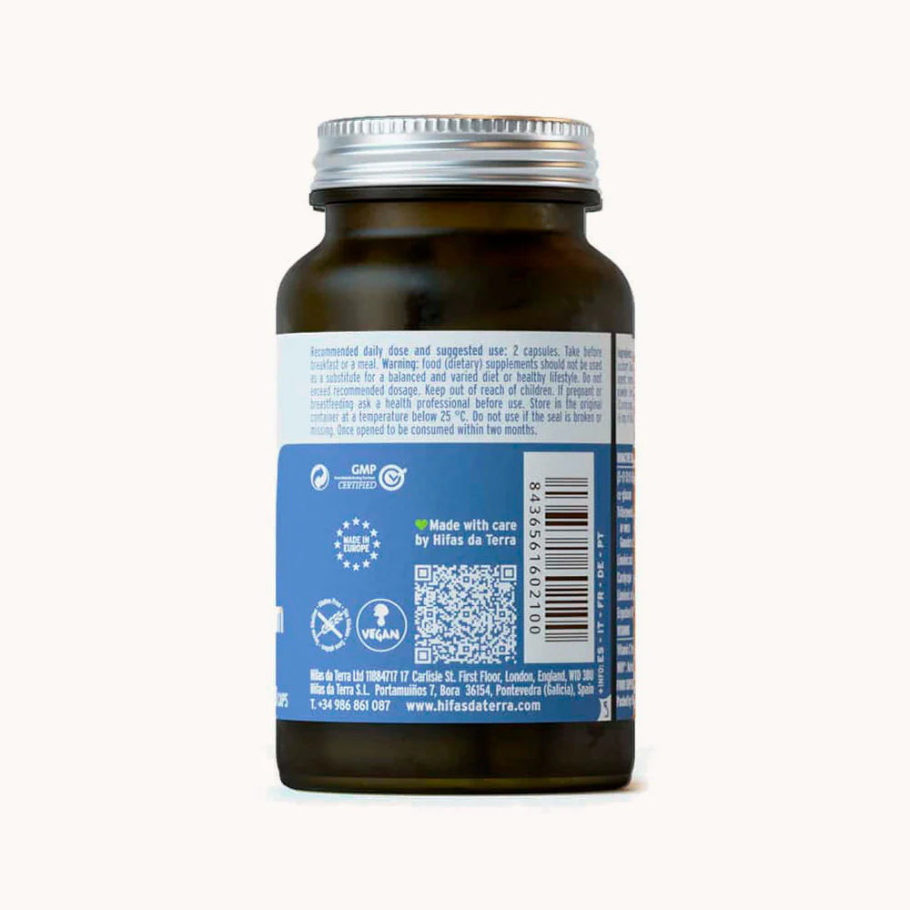 Reishi, Melena de León y Cordyceps Hifas-Equilibrium · Hifas da Terra | 60 cápsulas