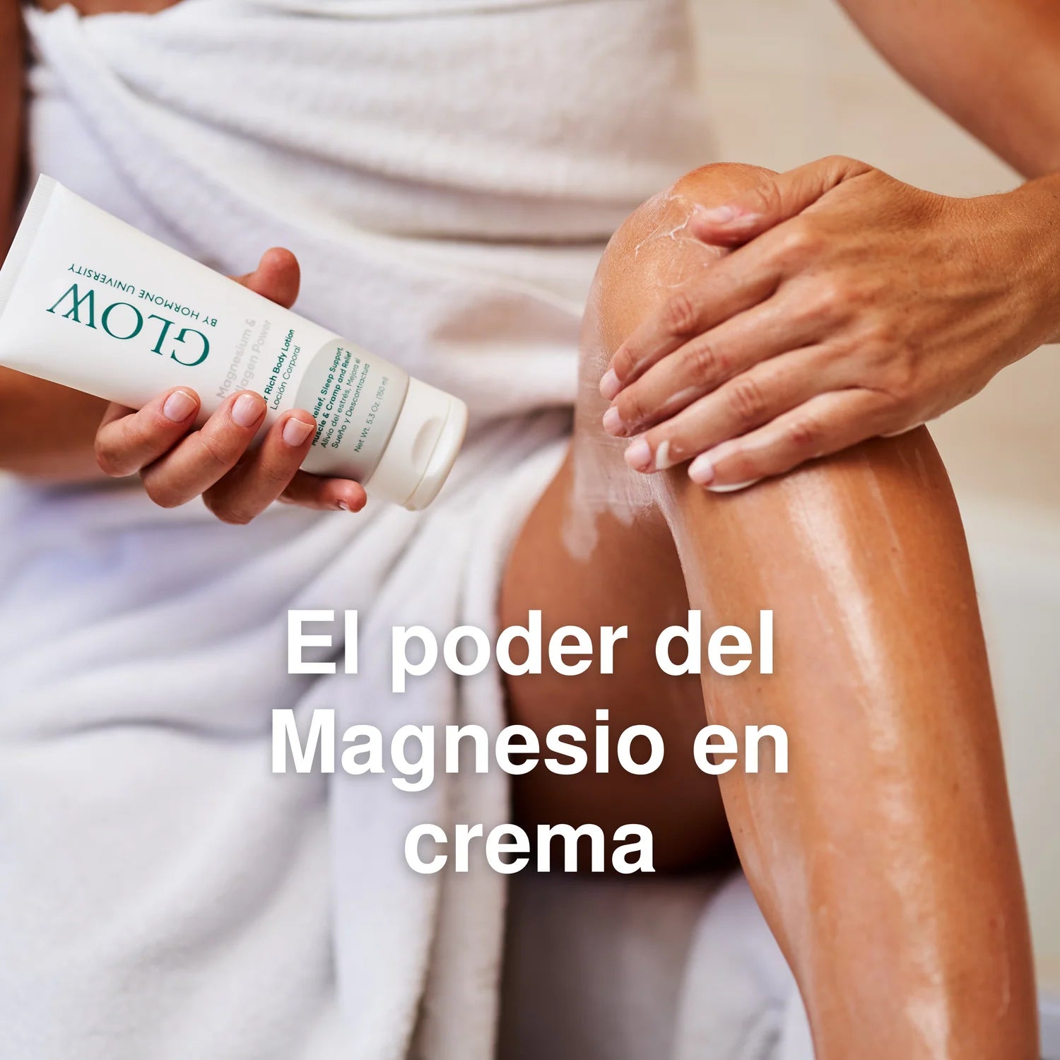 Loción corporal súper rica en magnesio