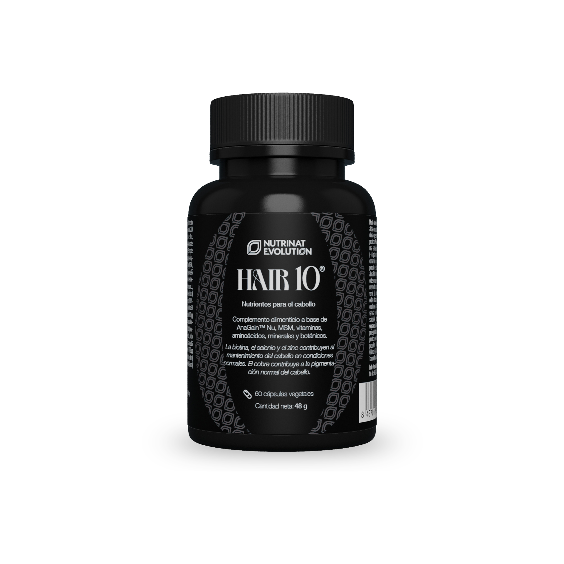 HAIR 10® – Advanced Hair Growth & Strength Formula (60 capsules) - Nutrinat Evolution