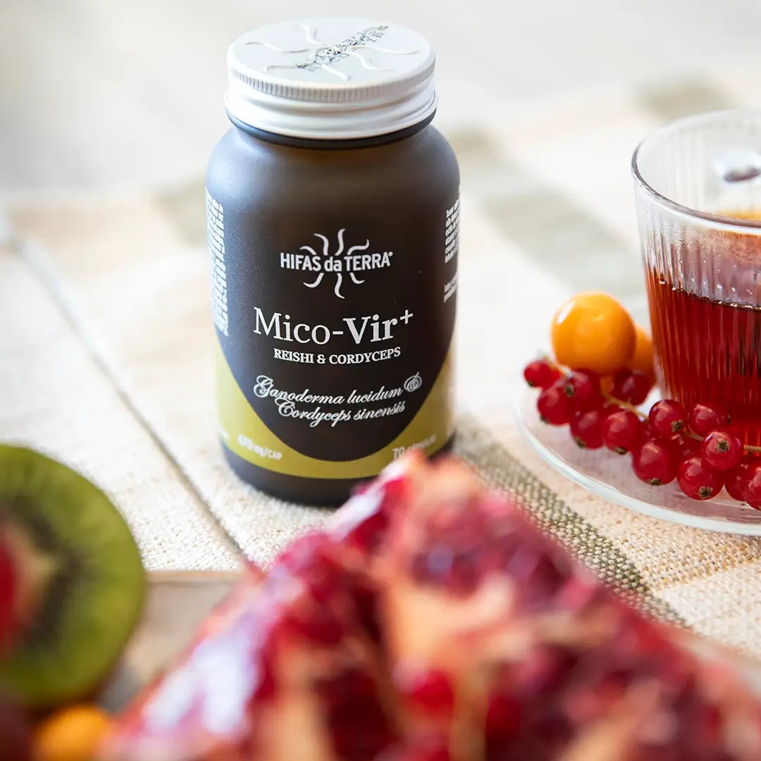 Extractos puros de reishi y cordyceps Mico-Vir+