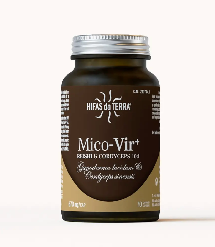 Extractos puros de reishi y cordyceps Mico-Vir+