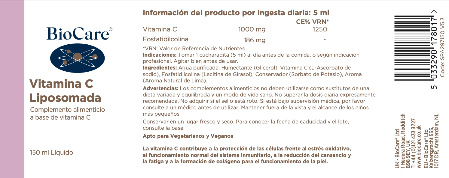 Vitamina C liposomal