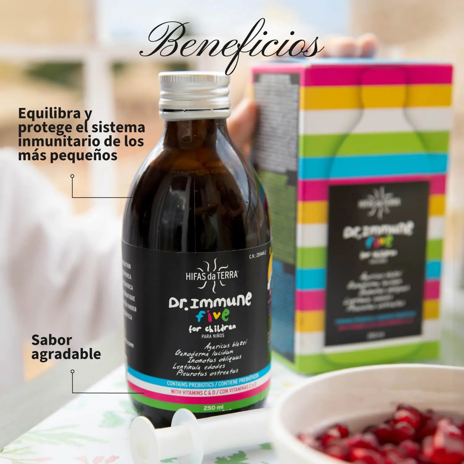 Jarabe Defensas Dr. Immune Five Niños · Hifas da Terra | 250 ml