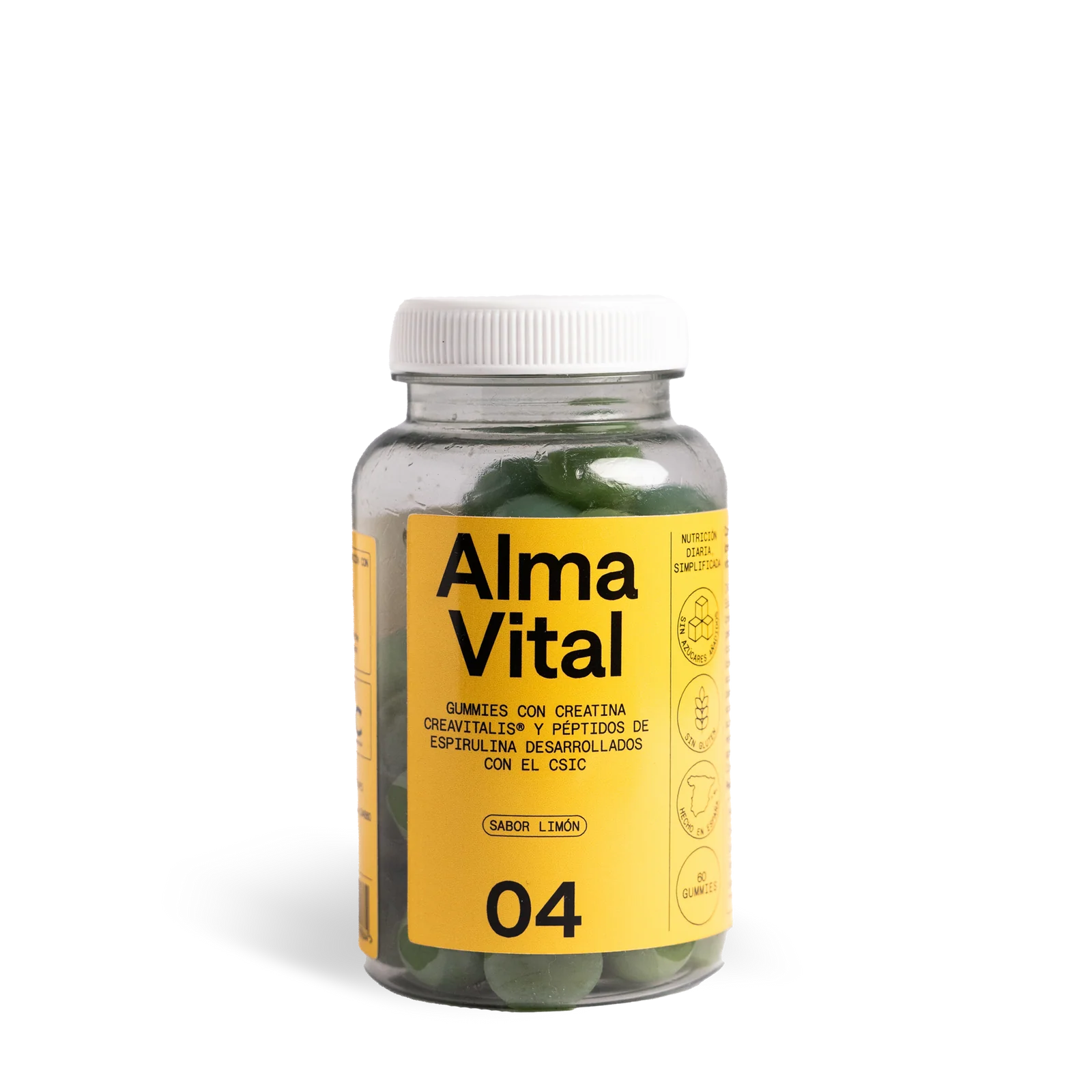 VITAL Lemon Gummies Creatine & D3 Vitamine · Alma | 60 uds