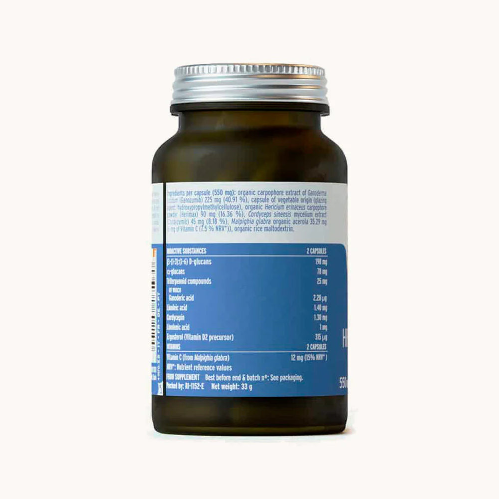 Reishi, Melena de León y Cordyceps Hifas-Equilibrium · Hifas da Terra | 60 cápsulas