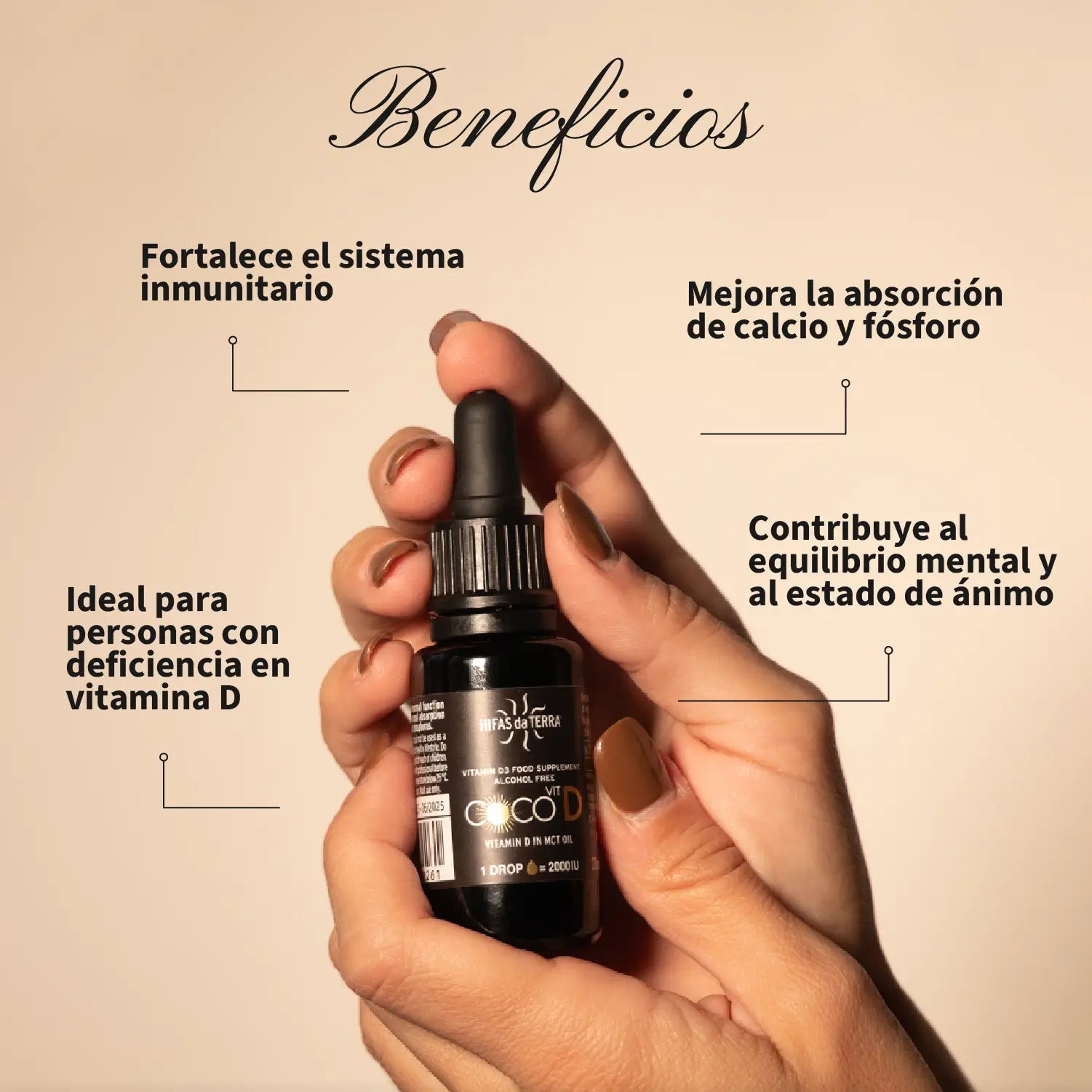 Aceite COCOVIT D · Hifas da Terra | 20 ml